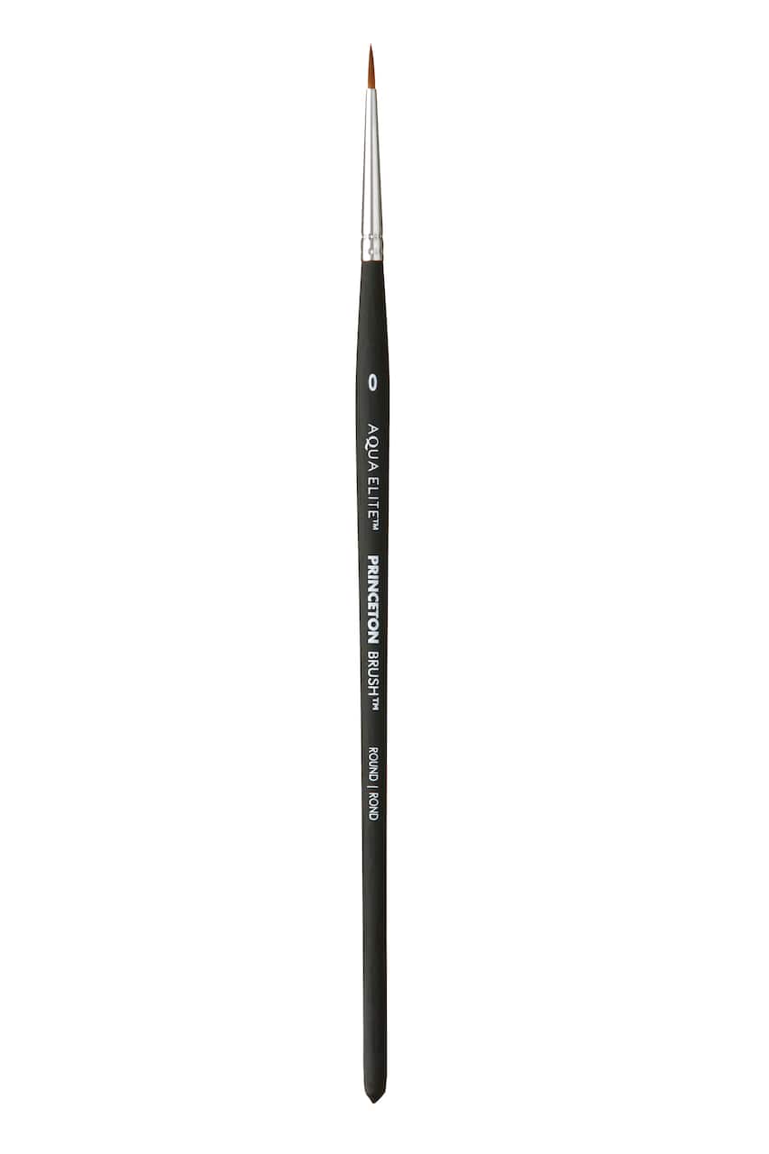 Pinceau rond à poils synthétiques pour aquarelle Aqua Elite de Princeton